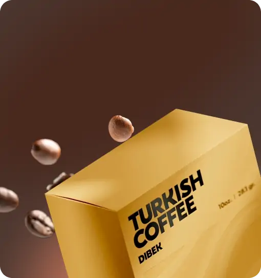 Premium dibek coffee beans ready for brewing