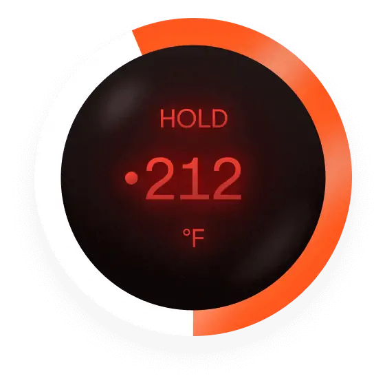 Luna Kettle Temperature Screen