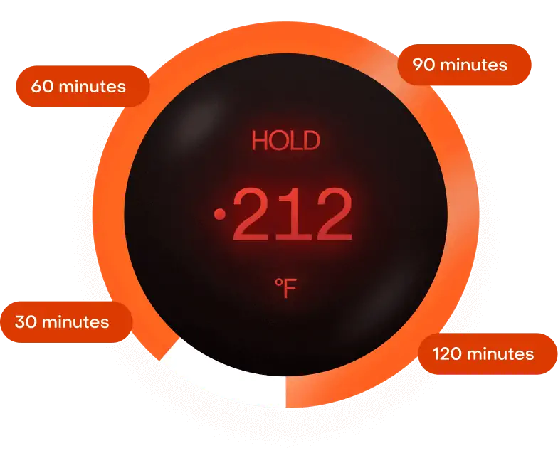 Luna Kettle Temperature Screen