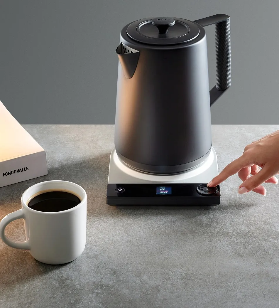 Luna kettle in kitchen