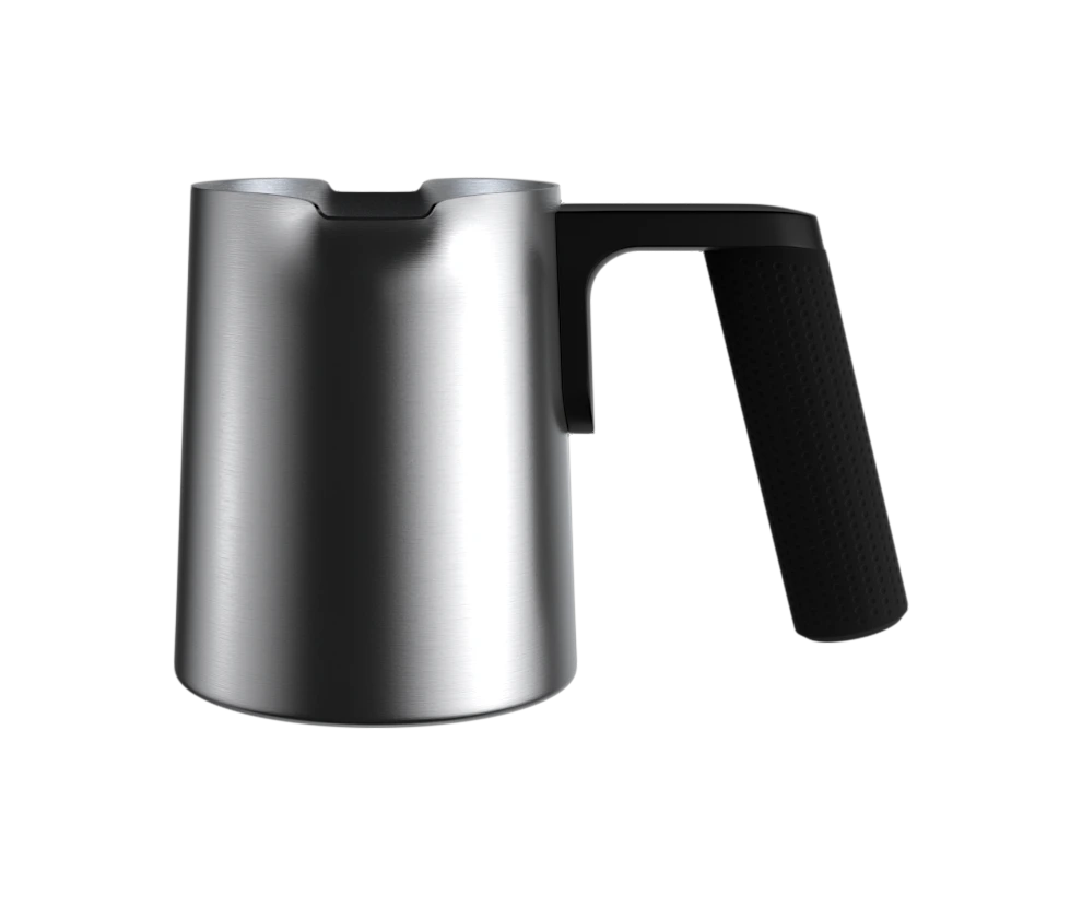 Only Steel <br /> Touches Coffee